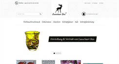 Desktop Screenshot of lauschaer-glas.de